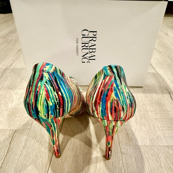 Prabal Gurung Women’s Multi Colored Print Size 7.5 (Limited Edition) - Picture 4 of 15